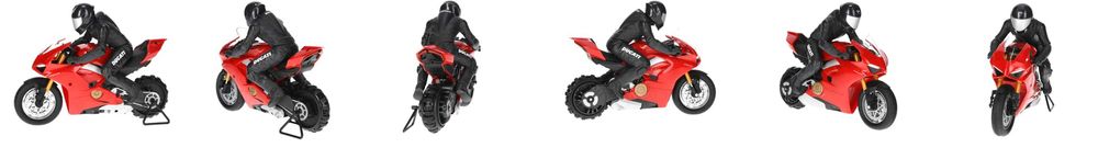 Голям Пистов Мотор с дистанционно Мотоциклет Ducati 1:6 Дукати