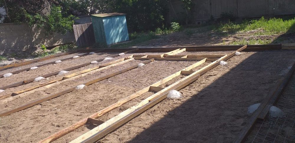 Фундамент стяжка