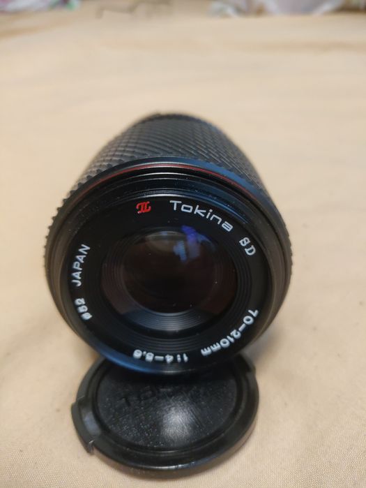 Nikon F501 si Tokina SD 70-210 II.