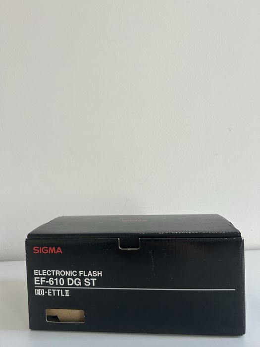 Flash Foto Sigma EF-610 DG ST pentru Canon (EO-ETTL II) – Nou, Pachet Complet