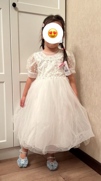 Платье снежинка