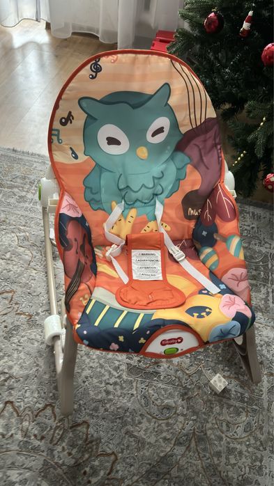 Качалка для малыша шезлонг