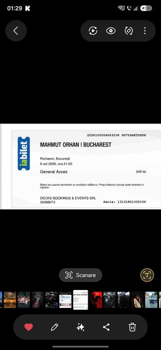 Bilet mahamut orhan
