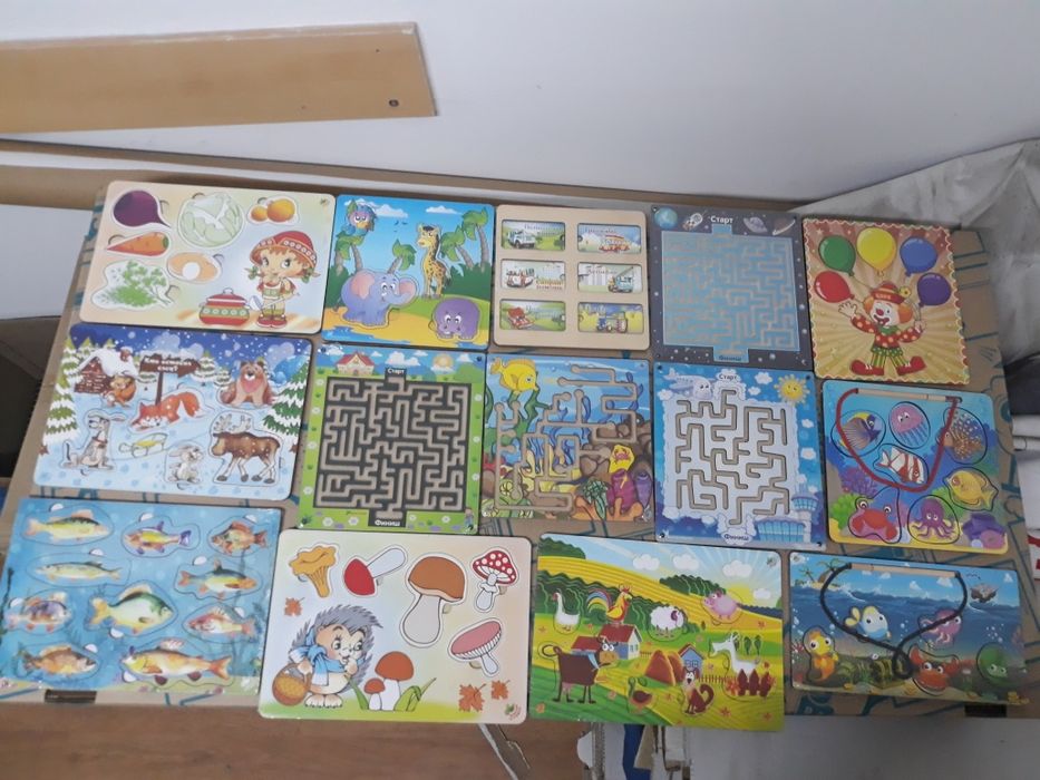Продам деревянные развивающие игрушки