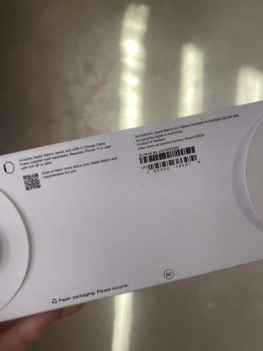 Apple watch se 40mm starlight