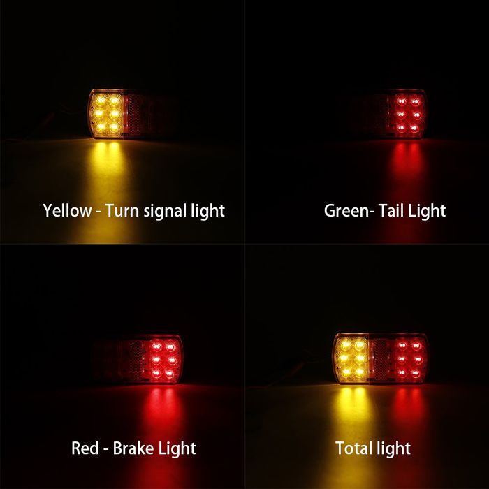 Стоп LED №3443-2/12V за ремарке , бус , камион , тир , каравана и др.