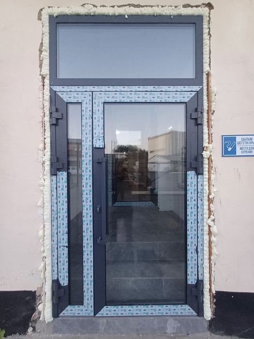 Пластик терезе есік витраж