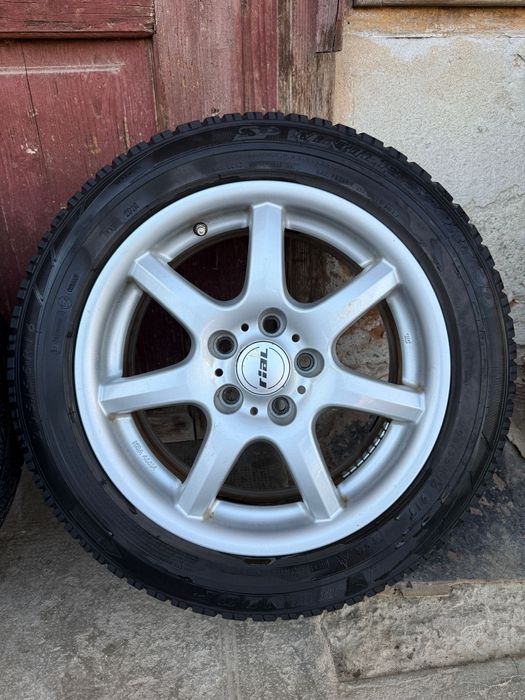 Set 4 roți iarnă 205/55 R16 cu jante aliaj RIAL