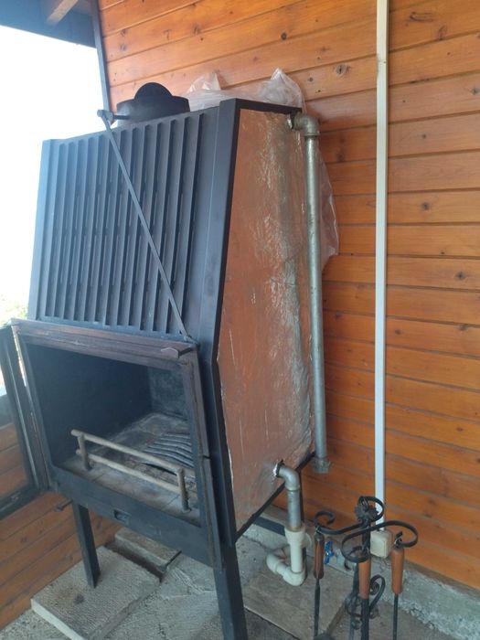 камина с водна риза