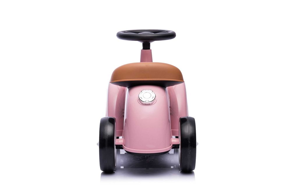 Masinuta premergator fara pedale Kinderauto Retro Baby Car Roz