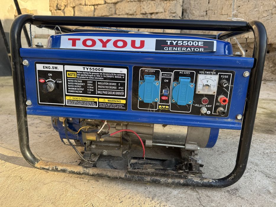 Генератор бензиновый  TOYOU  4,5kw