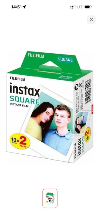 Фотопленка Fujifilm Instax SQ WW 10/2PK 20 шт