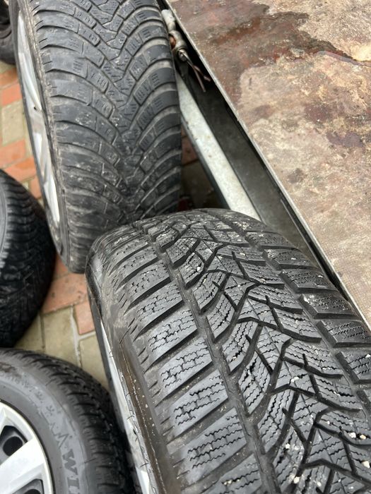 Set roti 5x112 cu anvelope iarna 215/60R16 pentru VW Audi Skoda Seat