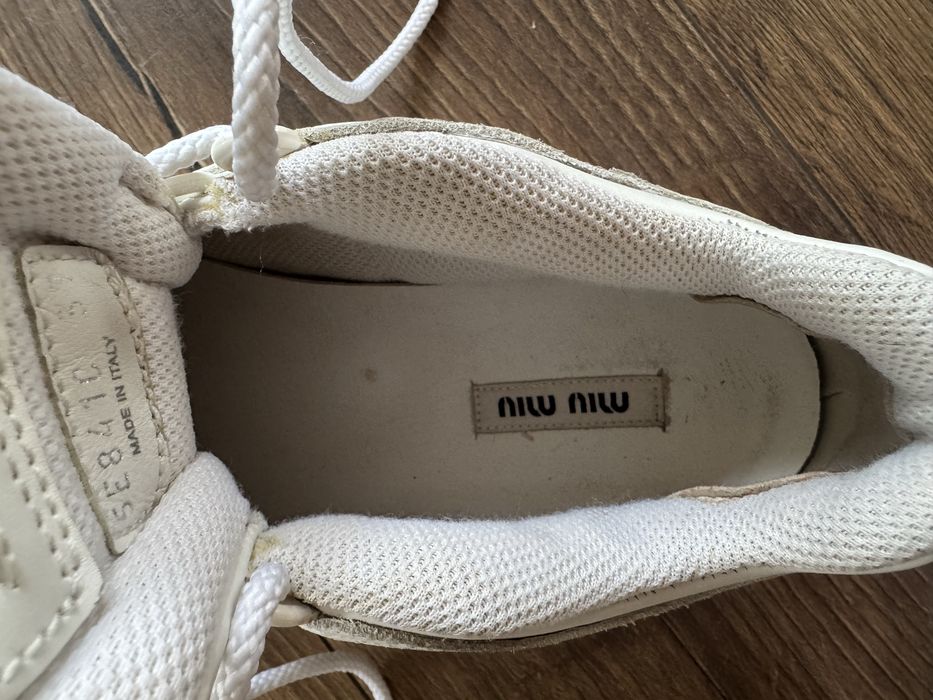 Sneakers Miu Miu Crystal Heel
