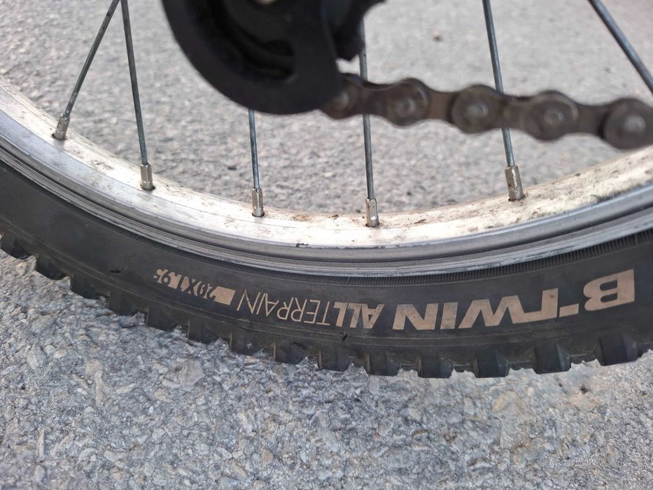 Детски велосипед колело Btwin 24 Original 500 Kids Hybrid