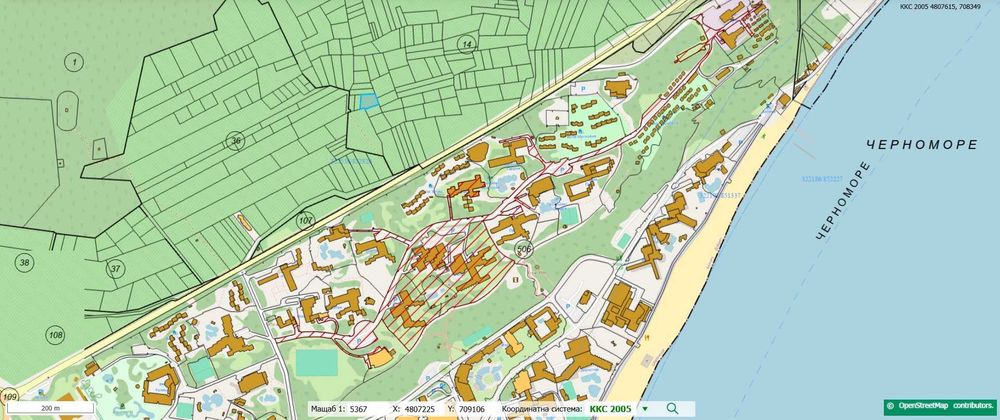 Парцел с морска панорама над к.к. Албена