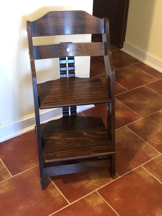 Scaun de masa copii lemn masiv