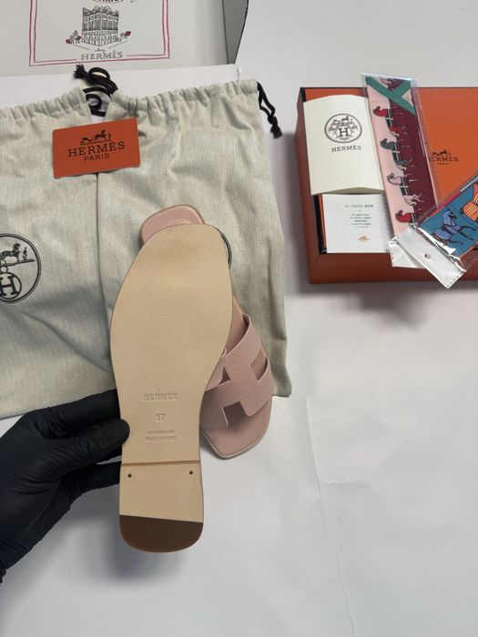 *PREMIUM* Papuci Hermès , Full Box, Mărimi 35/41 , 100% Piele Naturală