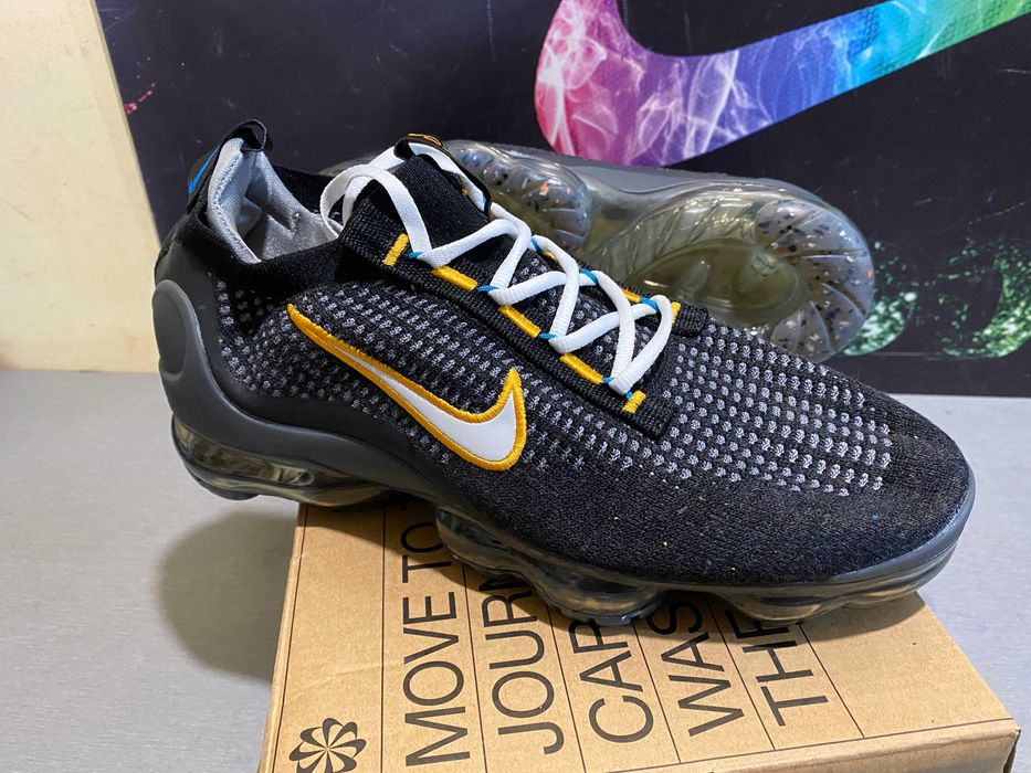 Nike Air Vapormax 2021 All Black gold 45