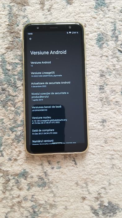 Samsung galaxy j6+ cu lineage os
