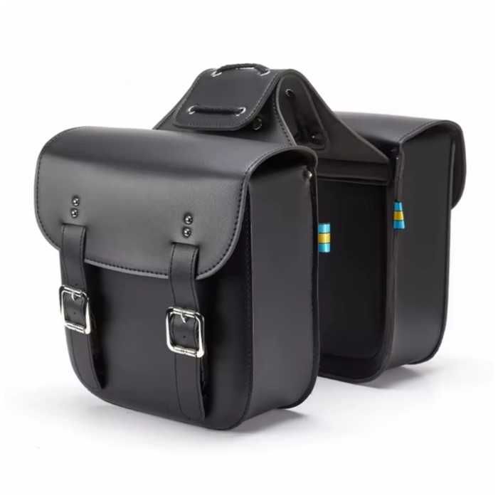 Мото дисаги Automat, 2бр, 28x30x13см, Черен