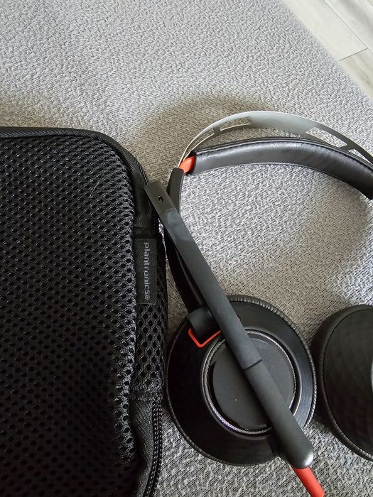 Casca Call Apeluri Center Plantronics Blackwire 5220, C5220, USB-A, Bi