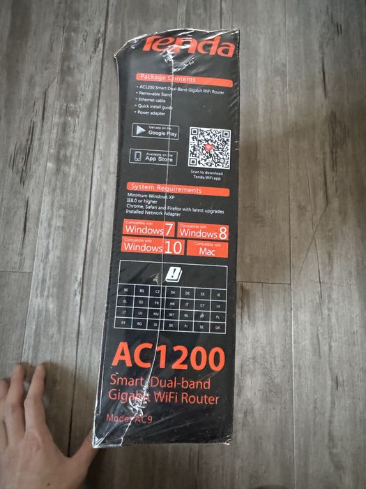 Tenda AC9 wireless router, Gigabit 1200Mbps, Dual-Band