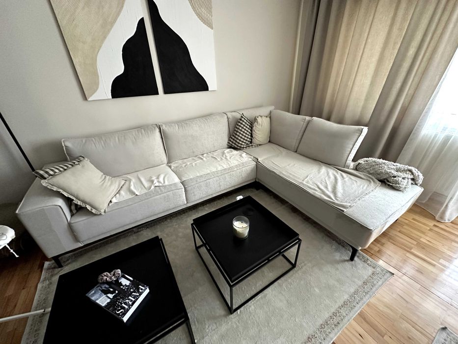 Coltar Canapea Bonami crem/bej