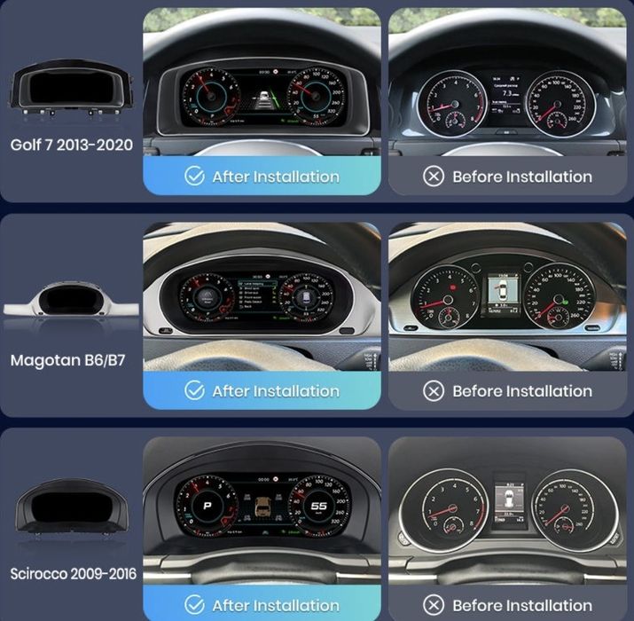 Ceasuri digitale orice model VW, Skoda, Audi, BMW, Mercedes, Toyota