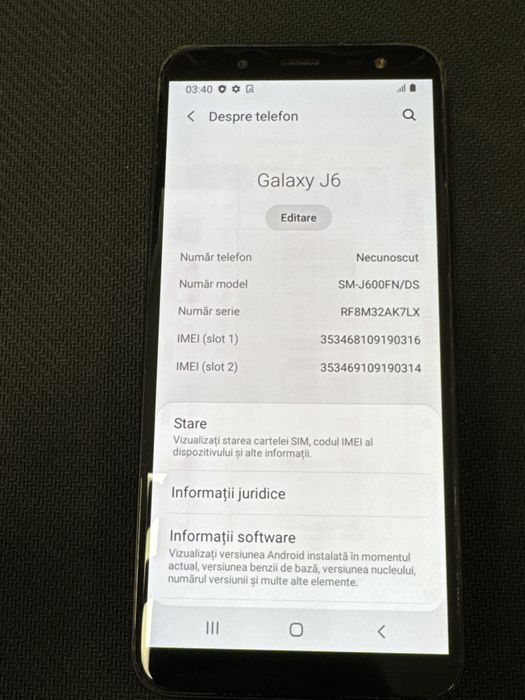Samsung Galaxy J6 (2018) 32GB  ID-XXL7481