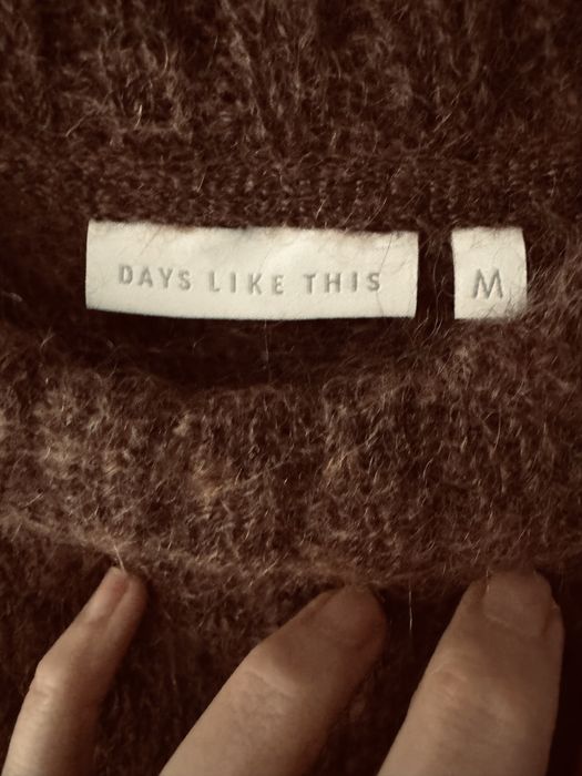 Days like this страхотен мохерен пуловер М оувърсайз