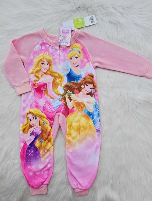 Детска пижама гащеризон Принцеси 18-24 месеца - НОВА