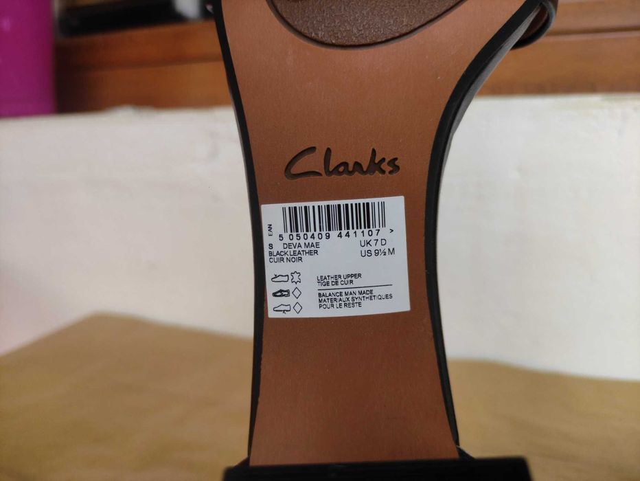 Сандали Clarks, на ток