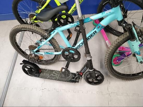 Trotinetă Mid 7 Negru - produs resigilat - (SecondHand) Decathlon