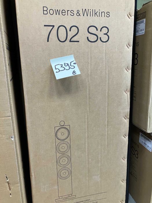 -% Разпродажба Склад !! Нови Hi-End тонколони Bowers & Wilkins  702 S3 запечатан с пълна гаранция