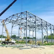 Ферма металлоконструкции навес сэндвич панели