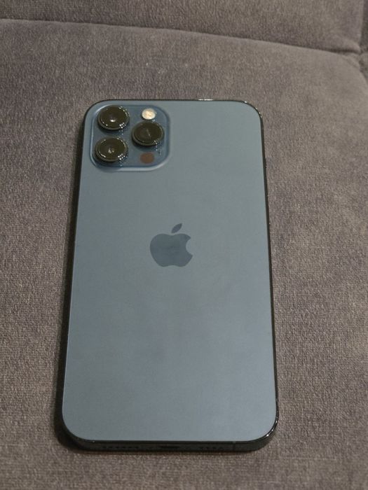 iPhone 12 Pro Max 256GB) Pacific Blue - Отлично състояние