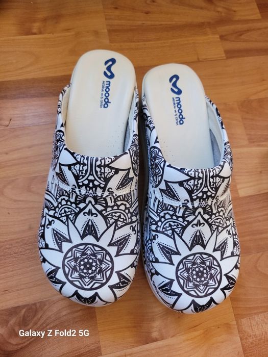 Papuci Mandala piele