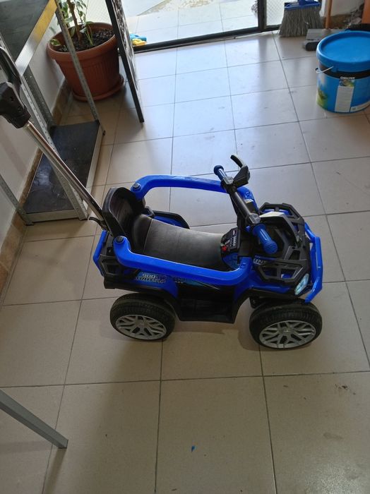 Atv electric cu apărătoare de protecție și mâner de împins, muzica lumini usb