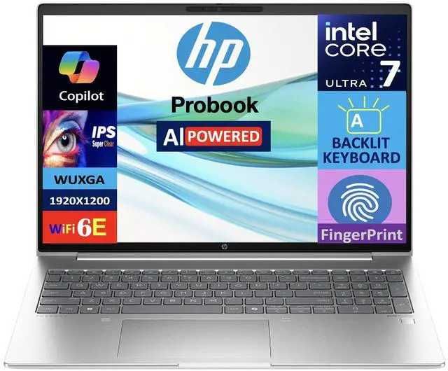 HP ProBook 460 G11 16" WUXGA IPS 300nits  Ultra 7-155U 16GB DDR5 512GB