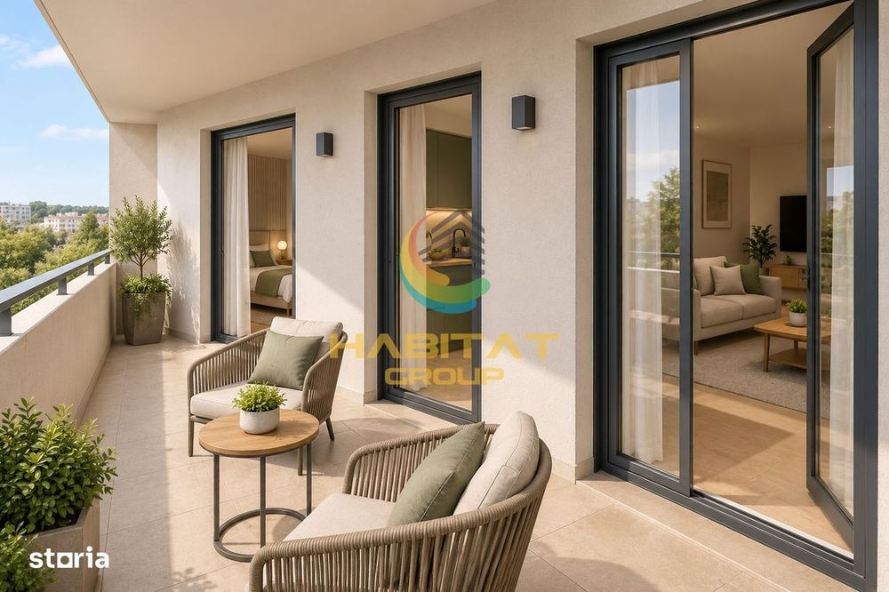 Apartament 2 camere - 2 bai - Premium