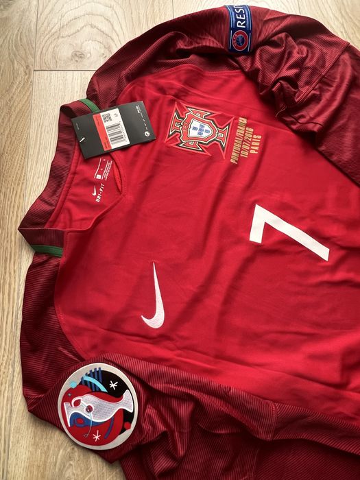 Bluza de fotbal Nike nationala Portugaliei Cristiano Ronaldo CR7 Euro 2016