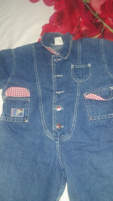 2 salopete de blugi pt bebelusi