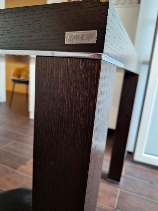 Маса МДФ и естествен фурнир венге