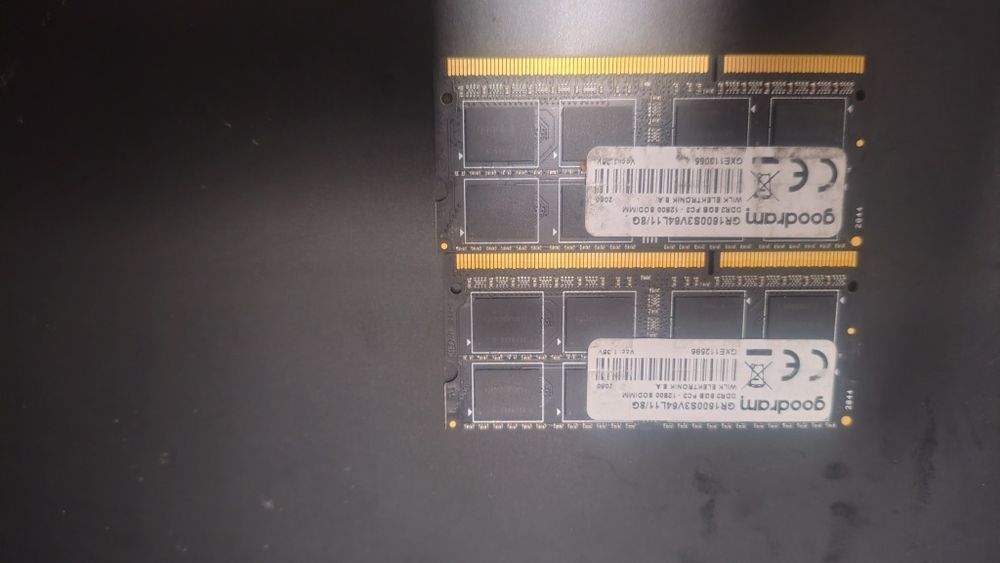 Kit 16gb 2x Memorie Laptop 8GB ddr3 Pc3 Pc3L 10600s 12800s