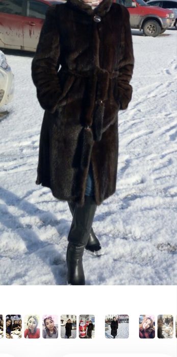 Продается норковая шуба б/у