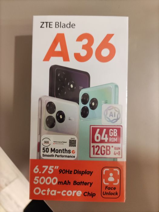 Продам телефон ZTE blade A36