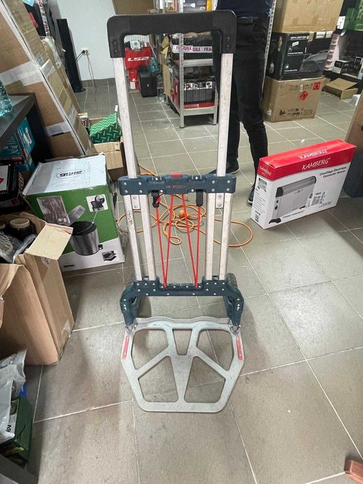 Cărucior din aluminiu Bosch Professional 0A00 L-BOXX (pliabil, capacitate de încărcare de 125 kg)