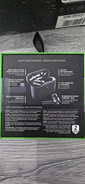 Casti logitech,razer hiperspeed noi sigilate