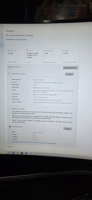 Rx 7600/Pc gaming intel gen 9